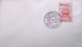 Envelope de 1961 Aniversário Selo Postal