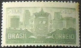 Selo postal do Brasil de 1954 Brasão de Armas