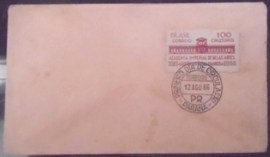 Envelope Comemorativo de 1966 Academia Imperial Belas Artes