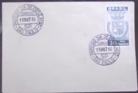Envelope Comemorativo de 1966 Exposição Nacional do Fumo