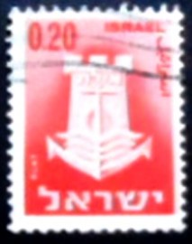 Selo postal de Israel de 1965 Eilat