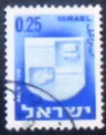 Selo postal de Israel de 1965 Acre (Akko)