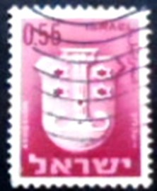 Selo postal de Israel de 1967 Ashqelon