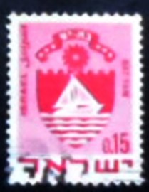 Selo postal de Israel de 1969 Bat Yam
