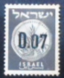 Selo postal de Israel de 1960 Provisional Stamp