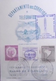 Folhinha Oficial nº 1 de 1945 Barão do Rio Branco