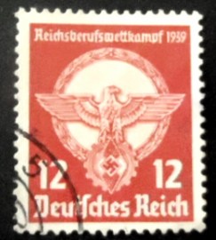 Selo postal da Áustria de 1939 Winner badge
