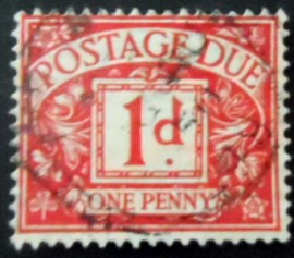 Selo postal do Reino Unido de 1914 Postage Due
