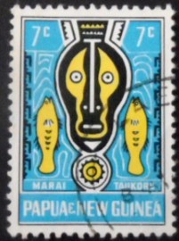 Selo postal de Papua Nova Guiné de 1966 Marai