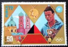 Selo postal do Haiti de 1972 R. Williams