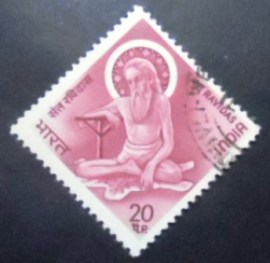 Selo postal da Índia de 1971 Sant Ravidas Commemoration