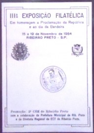 Folhinha de Lembrança de 1984 II Expo Ribeirão Preto