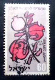Selo postal de Israel de 1959 Pomegranates