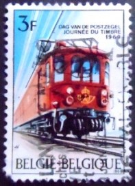 Selo postal da Bélgica de 1969 Mail Train