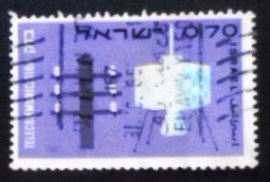 Selo postal de Israel de 1965 International Telecommunication Union ITU