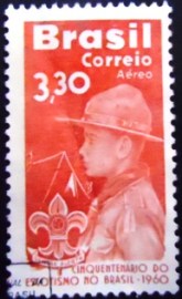 Selo postal AÉREO do Brasil de 1960 - A 99 N