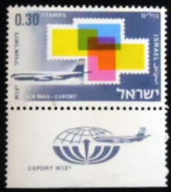 Selo postal de Israel de 1968 Stamps