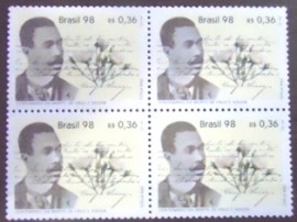 Quadra de selos do Brasil de 1997 Cruz de Souza