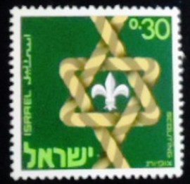 Selo postal de Israel de 1968 Scouting in Israel