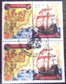 Quadra postal de 1998 Descobrimento do Brasil