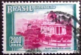 Selo postal comemorativo do Brasil de 1937 - C 122 U