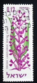 Selo postal de Israel de 1970 Lax-flowered Orchid