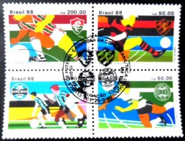 Série de selos postais do Brasil de 1988 Clubes de Futebol II