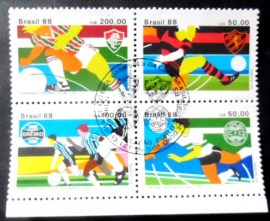 Série de selos postais do Brasil de 1988 Clubes de Futebol II