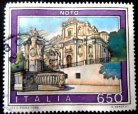 Selo postal da Itália de 1988 Noto