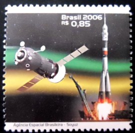Selo postal do Brasil de 2006 Soyuz