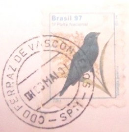 Selo postal do Brasil de 1997 Tiziu Ferraz