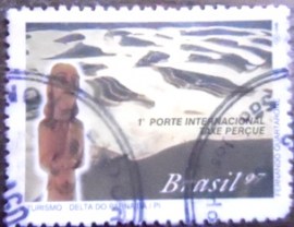 Selo postal do Brasil de 1997 Delta do Parnaíba