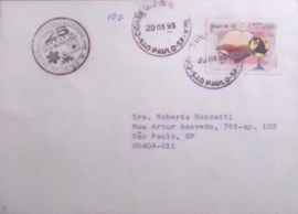Envelope com Carimbo Comemorativo de 1995 Instituto Matemática e Estatística