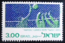 Selo postal de Israel de 1975 Volleyball