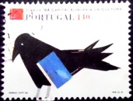 Selo postal de Portugal de 1994 Artes Plásticas