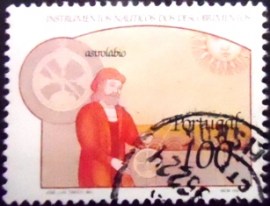 Selo postal de Portugal de 1992 Astrolabe