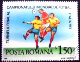 Selo postal da Romênia de 1990 Romania-Soviet Union