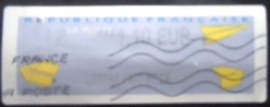 Etiqueta ATM da França de 2004 Paper Airplanes
