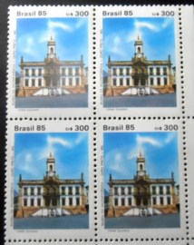 Quadra postal do Brasil de 1985 Museu da Inconfidência C 1473 M