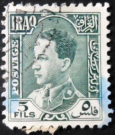 Selo postal d Iraque de 1934 King Ghazi I