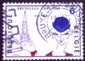 Selo postal da Bélgica de 1978 Brussel