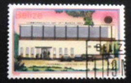 Selo postal de Belize de 1983 University Center