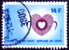 Selo da Bélgica de 1980 Week of the Heart