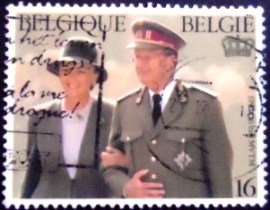 Selo da Bélgica de 1995 King Albert II and Queen Paola