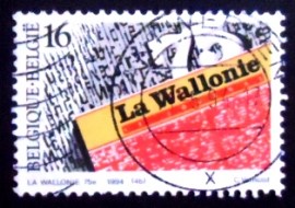 Selo da Bélgica de 1994 La Wallonie