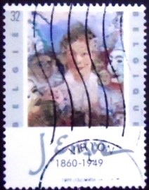 Selo postal da Bélgica de 1999 James Ensor
