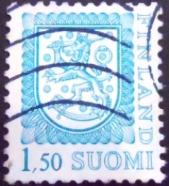 Selo postal da Finlândia de 1985 Coat of Arms Type II