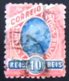 Selo postal do Brasil de 1902 Madrugada Republicana 10 U