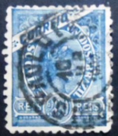 Selo postal do Brasil de 1902 República 200 U