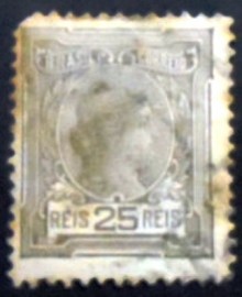 Selo postal do Brasil de 1919 Alegoria da República 25